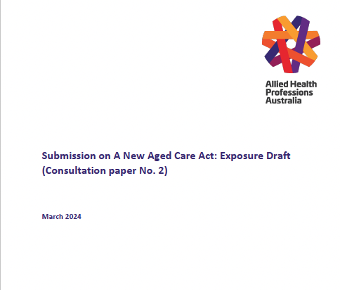 Submission: A New Aged Care Act: Exposure Draft (Consultation paper No. 2)
